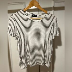 Atid short sleeve striped top